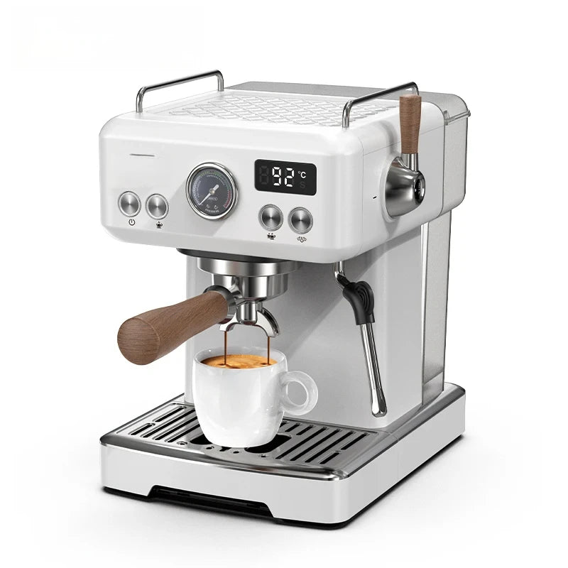 Semi Automatic Espresso Coffee Machine DIY Function 20Bar Pressure Temperature Adjustable For Cappuccino & Latte H10plus