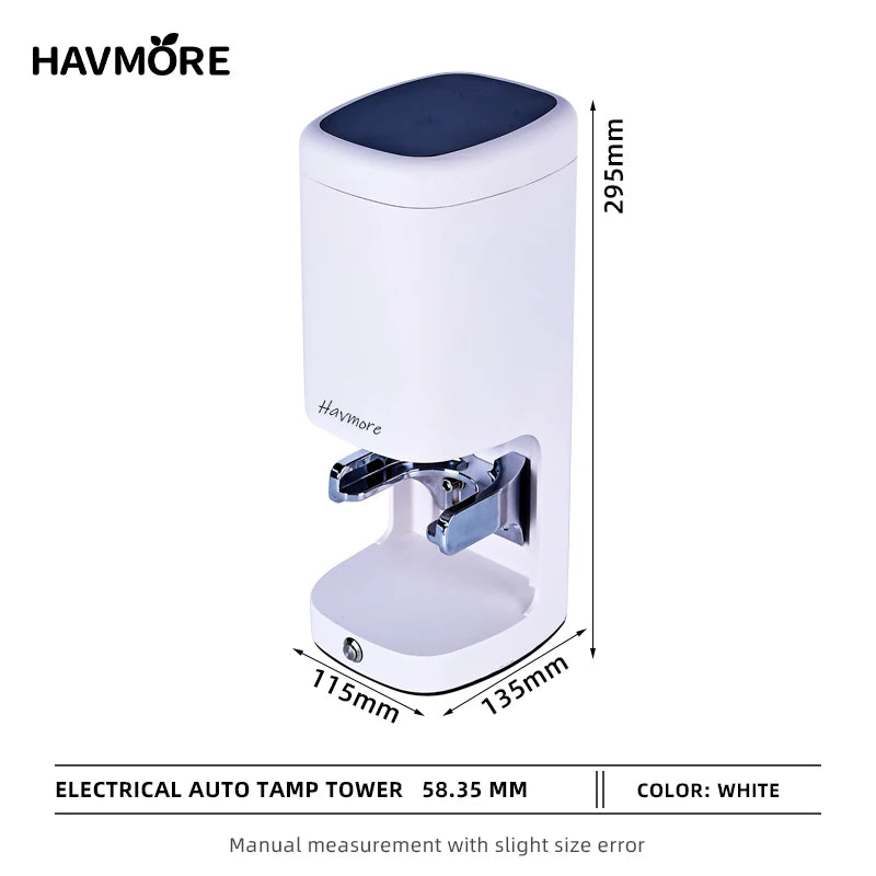 HAVMORE Automatic 58.35mm Espresso Coffee Powder Press Auto Tamping  Machine Professional Lifting Bracket Electric Coffee Tamper