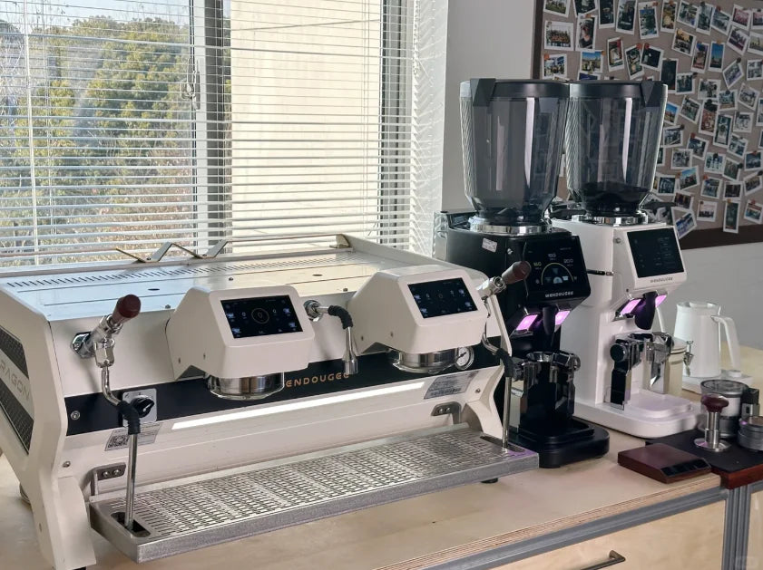 Commercial Coffee Machine, Italian Semi-automatic, Dual Head Electric, Control System, UI Touch Screen, Multiple Boilers