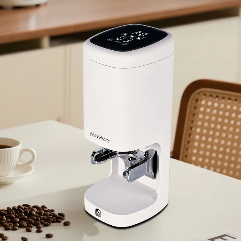 HAVMORE Automatic 58.35mm Espresso Coffee Powder Press Auto Tamping  Machine Professional Lifting Bracket Electric Coffee Tamper