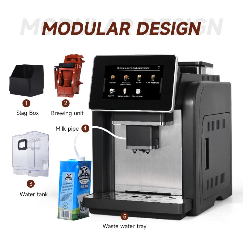 Automatic Espresso Coffee Machines Portable with Electric and Battery Power Source for Hotels