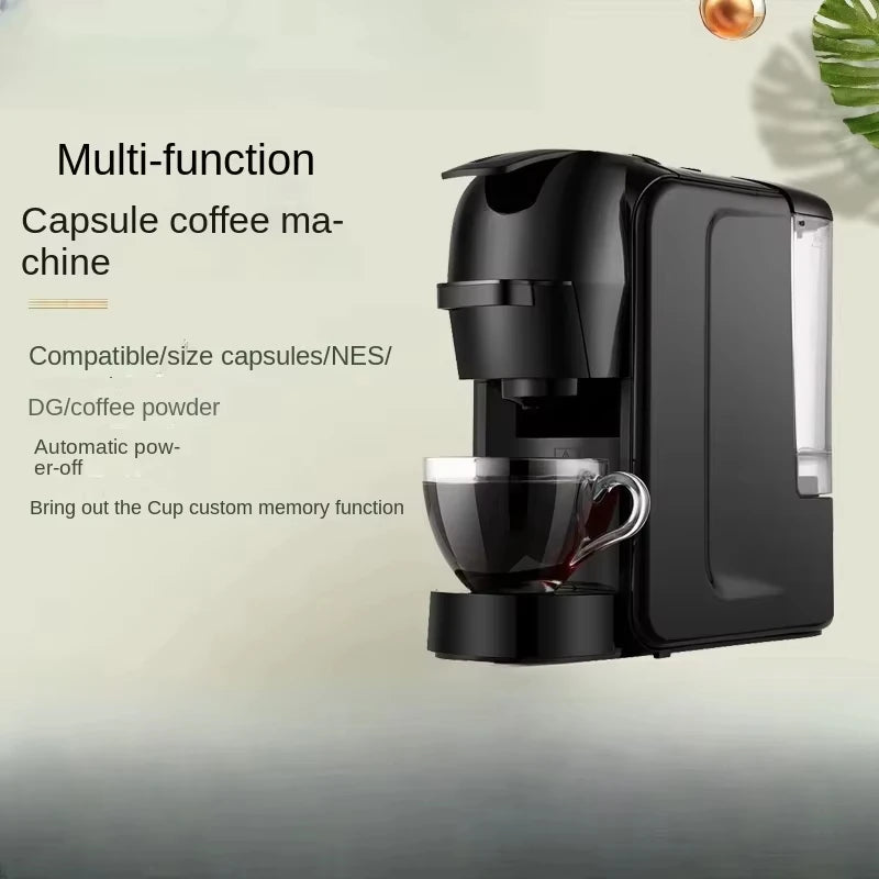 All-In-One Home & Commercial Espresso & Americano Capsule Coffee Machine Small Automatic With Battery Electric Power Source