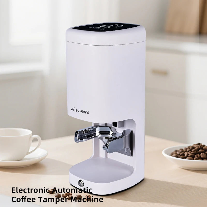 HAVMORE Automatic 58.35mm Espresso Coffee Powder Press Auto Tamping  Machine Professional Lifting Bracket Electric Coffee Tamper