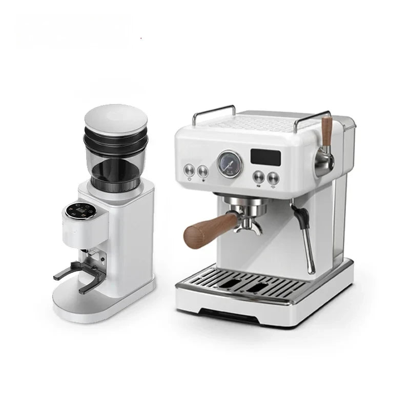 Semi Automatic Espresso Coffee Machine DIY Function 20Bar Pressure Temperature Adjustable For Cappuccino & Latte H10plus