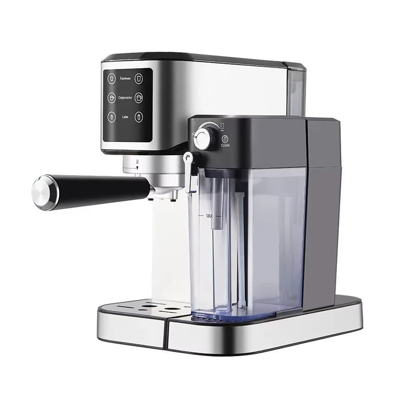 1350W 20Bar Smart Espresso Machine with Built-in Milk Frother - Fully Automatic Digital Touchscreen, Stainless Steel, Quick Heat
