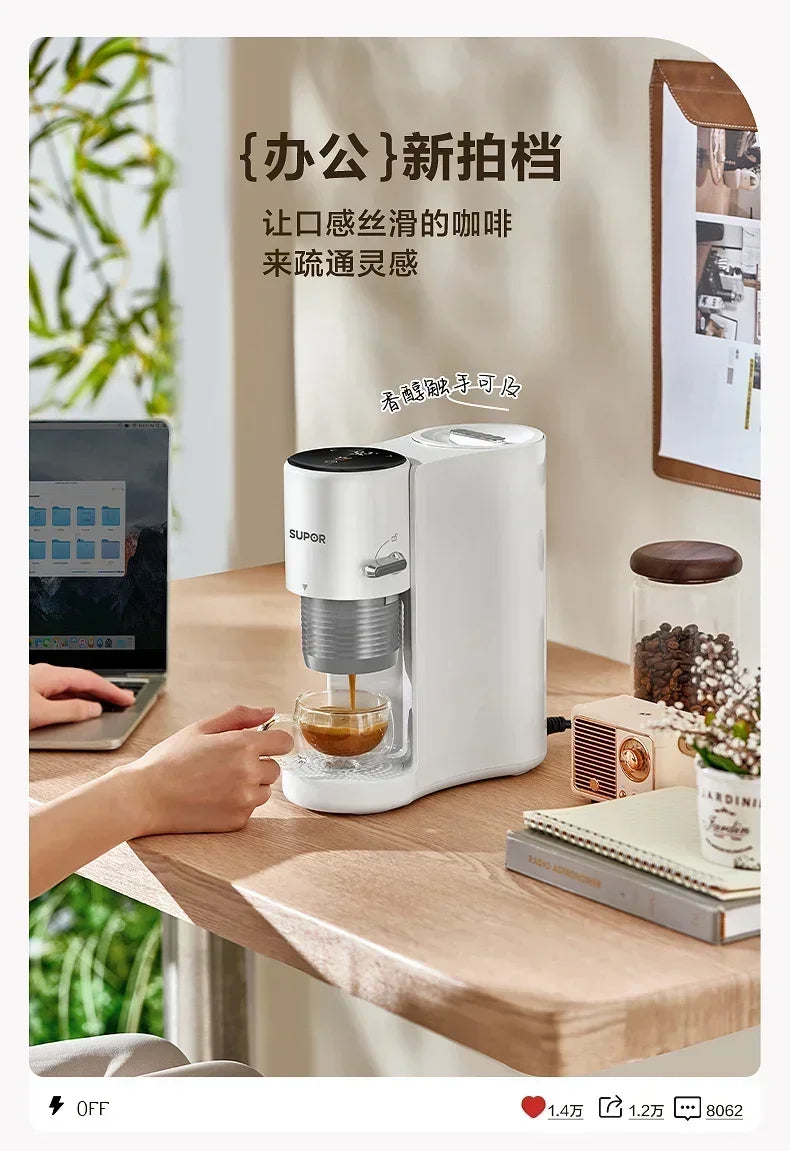 220V Sowtech Automatic Espresso Machine for Home and Office, Mini Compact Portable Coffee Maker AG
